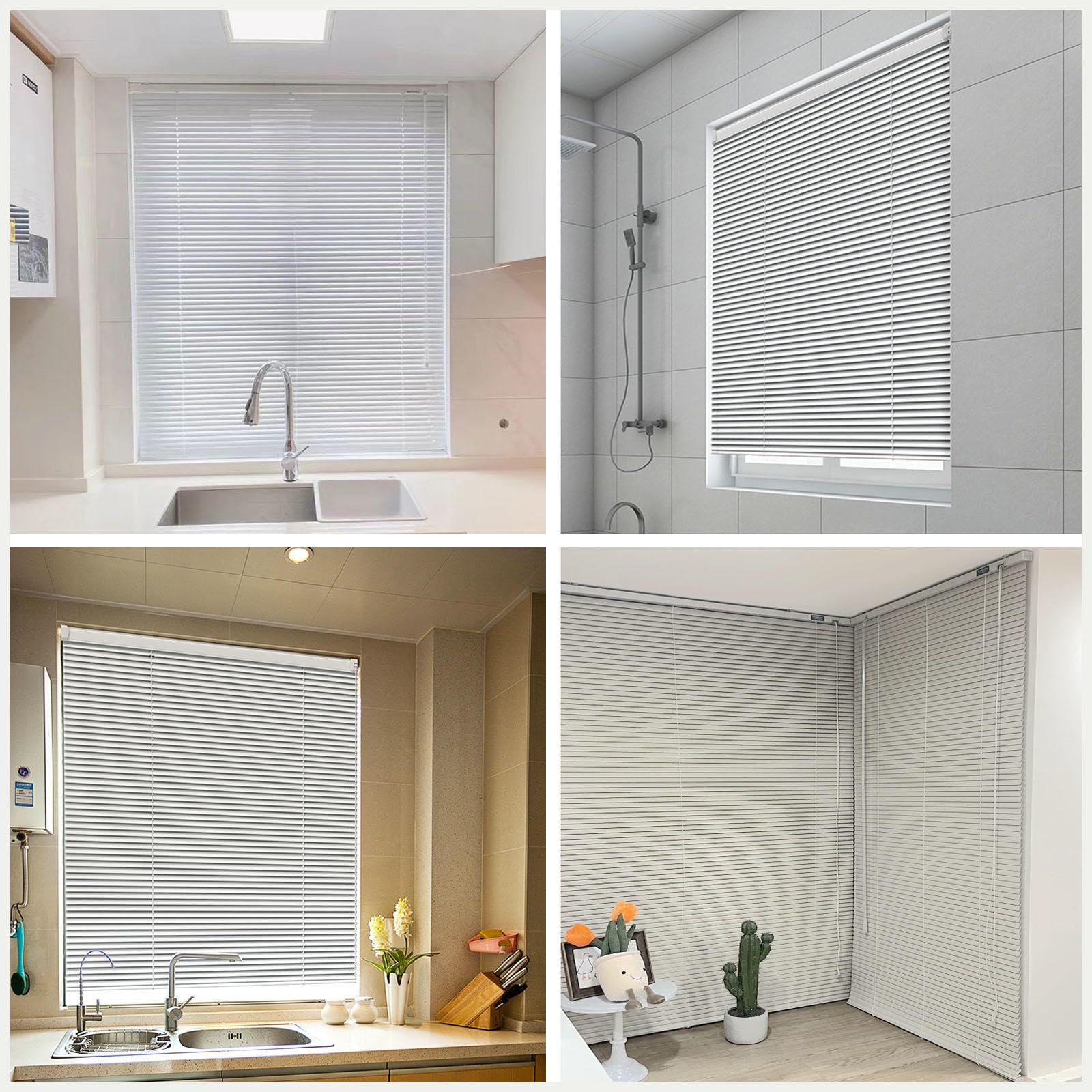Amazon.com: Aluminium Venetian Blinds 60cm 80cm 105cm 115cm 120cm
